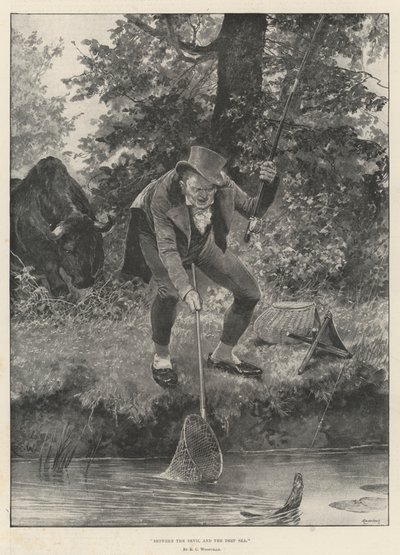 Tra il diavolo e il mare profondo da Richard Caton Woodville junior